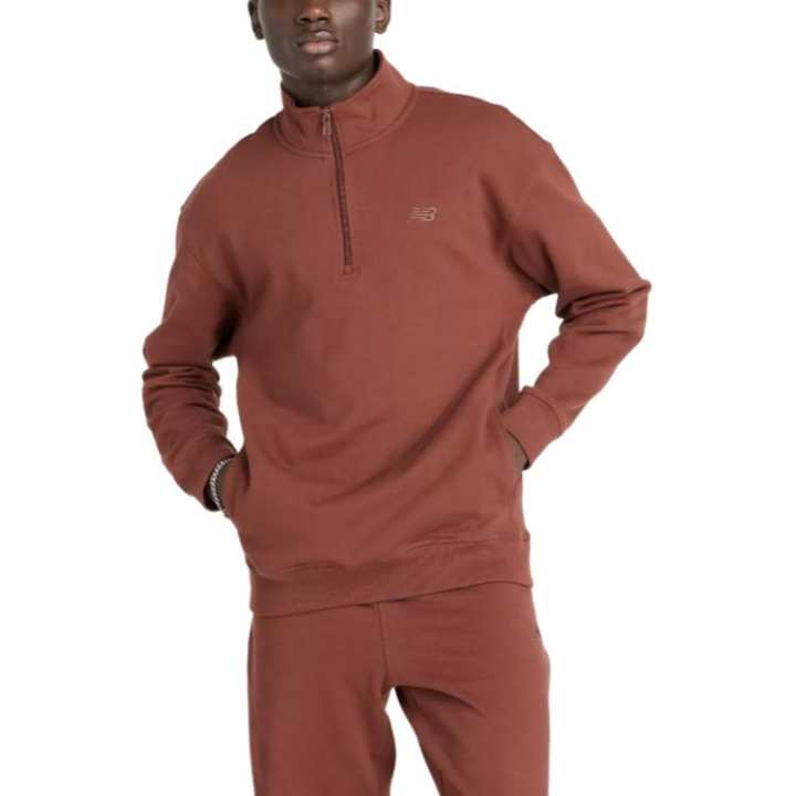 New Balance New Balance SS25 Athletics Fleece Sweatshirt Men's Rich Oak