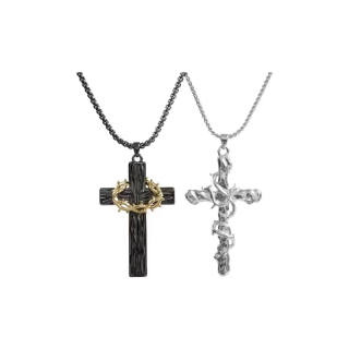 SUMIYAKI Alloy Necklaces Unisex Black And Silver