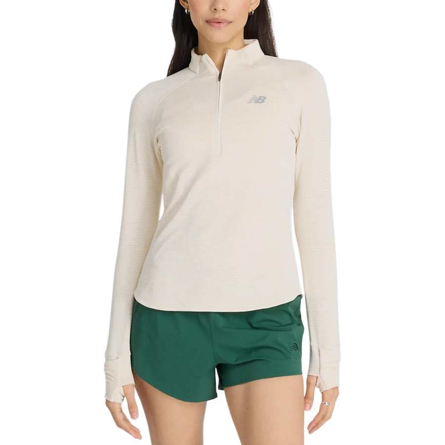 New Balance New Balance Heat Grid Raglan Sleeve T Shirt Women's Linen Mixed Color