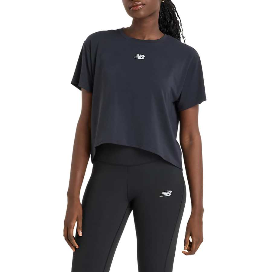 New Balance New Balance Drapey Regular T Shirt Women's Black