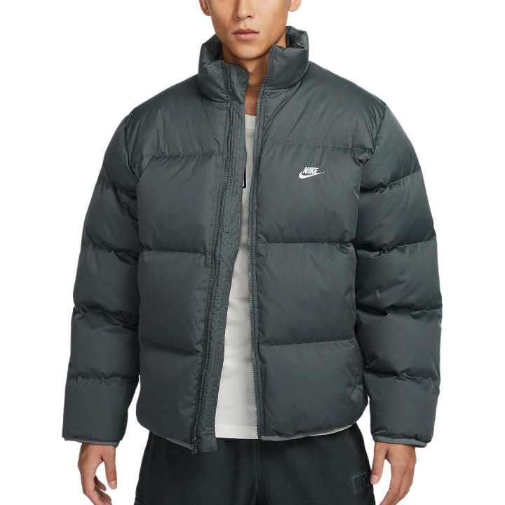 Nike Nike ClubTherma FIT Down Jacket Men's Iron Gray/White