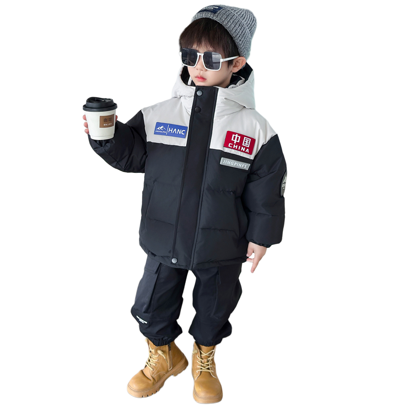 Lanza Lanza Kids Down Jackets Hooded Moderate Windproof