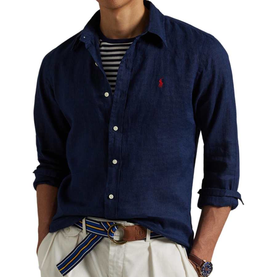 Polo Ralph Lauren Shirt Classic Version Men's Dark Blue