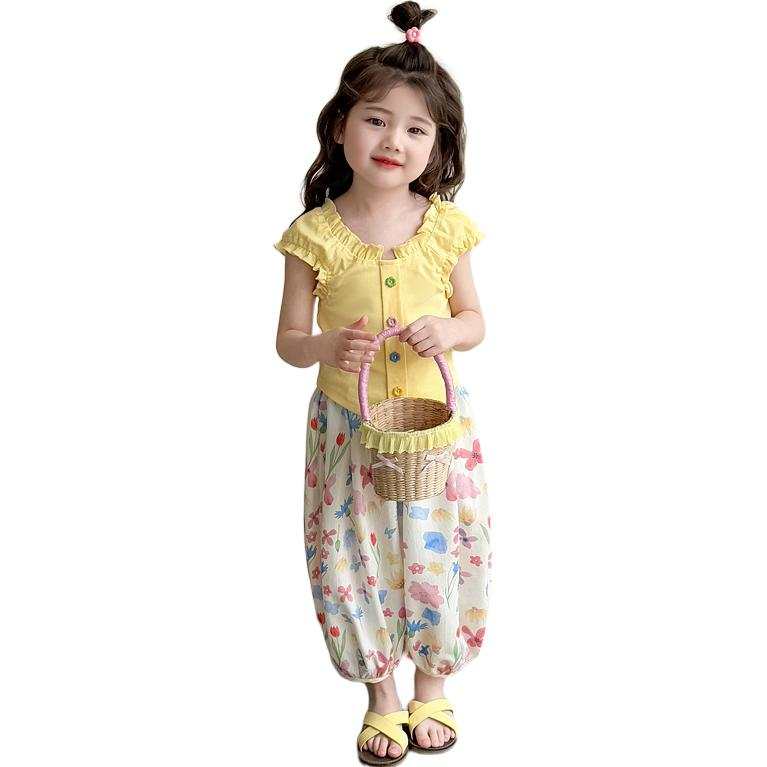 Lanza Casual Sportswear 2 Piece Set Yellow Children Aged 3 7 Years Old