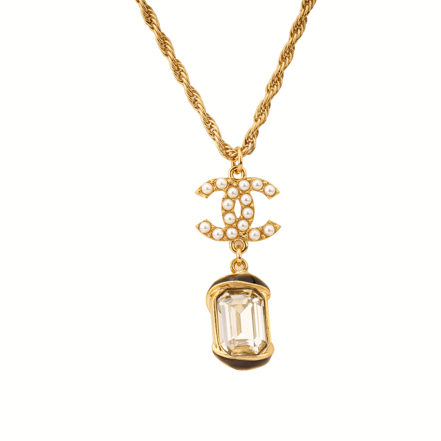 CHANEL Double C Metal Necklaces Women's