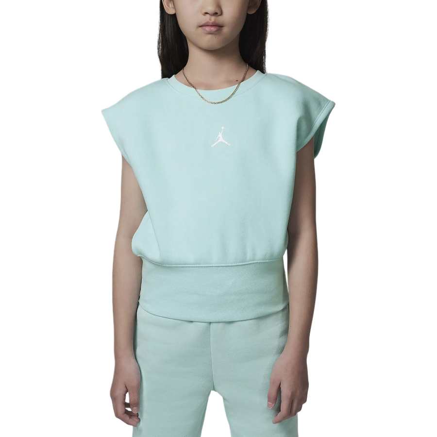 Jordan Jordan Brooklyn FleeceVEST Tank Top Light Truffle Teenagers