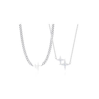 Cuz Strange Intention Alloy Necklaces Unisex