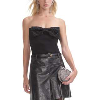 Self-portrait Self portrait Strapless Top Women's Classic Black