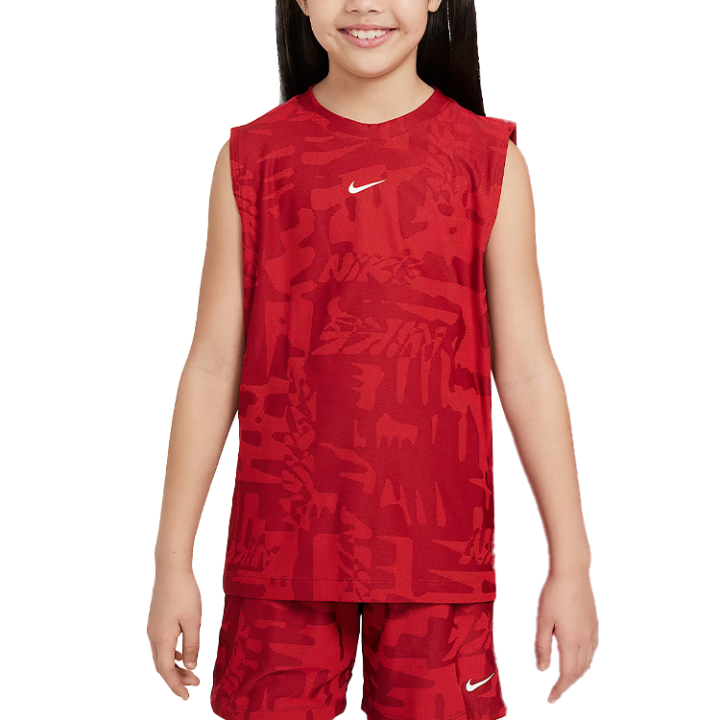 Nike Nike Tank Top Dri Fit University Red Teenagers