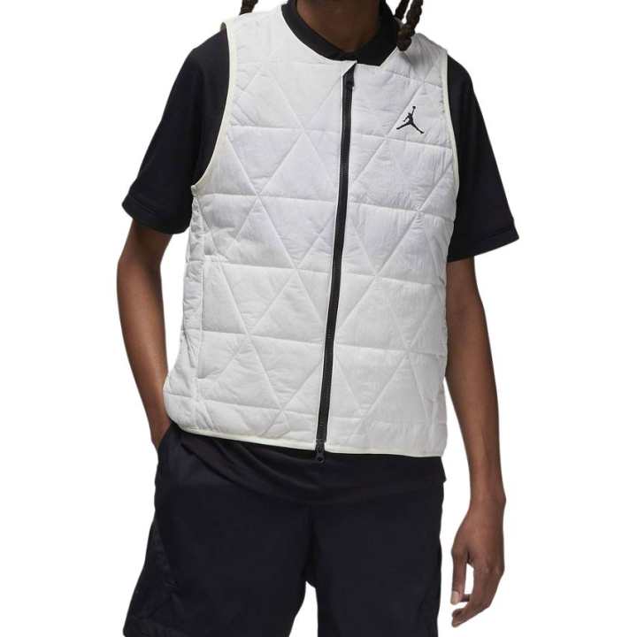 Jordan Jordan Vests Men's White Crew Neck Other