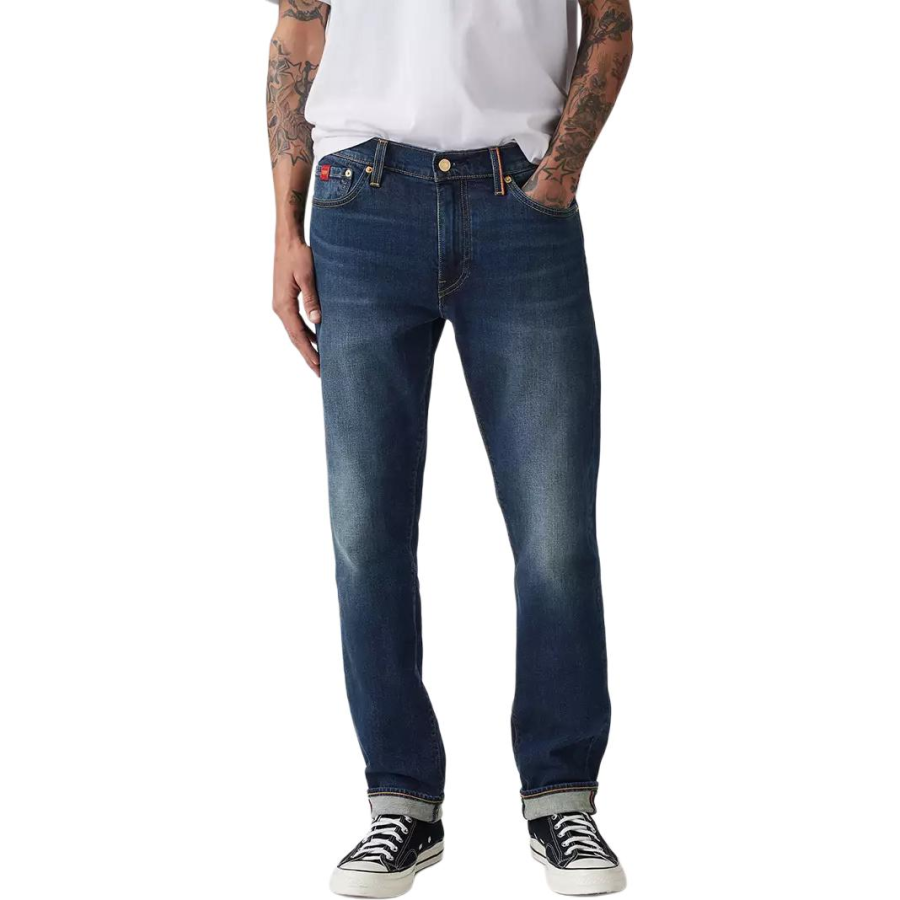 Levis Jeans Men's Dark Indigo Moderate Straight Fit Pants