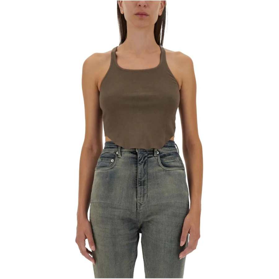 Rick Owens DRKSHDW Camisole Women's Olive Green