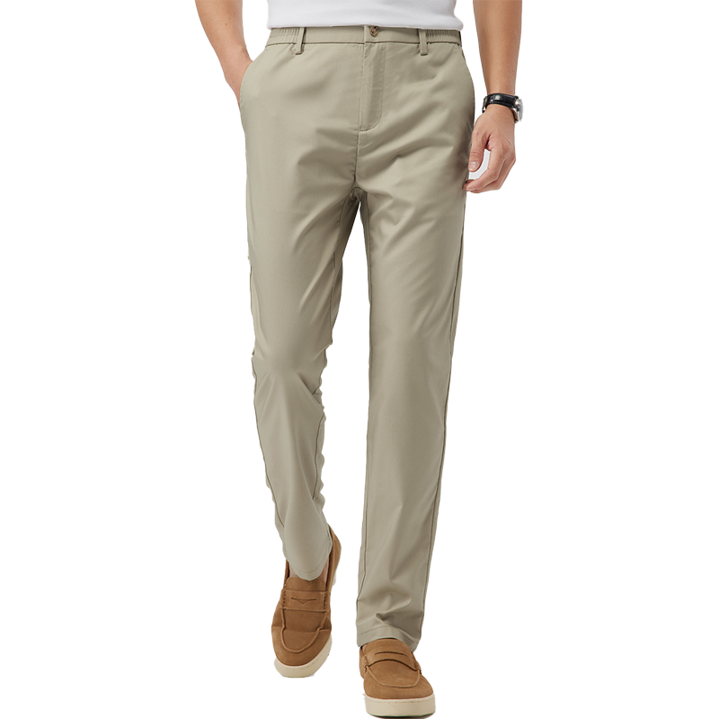 Hodo Casual Pants Men's Moderate Straight Fit Pants