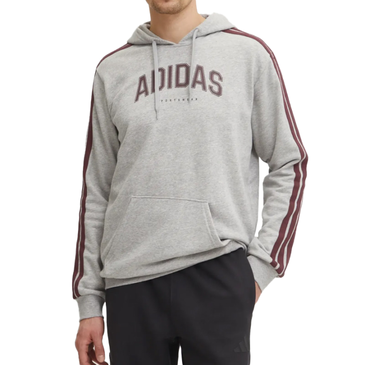 Adidas Adidas Sweatshirts Men's Gray Hooded Moderate