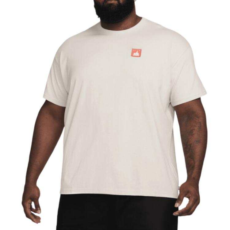 Nike Nike T Shirts Unisex White Crew Neck Straight Fit