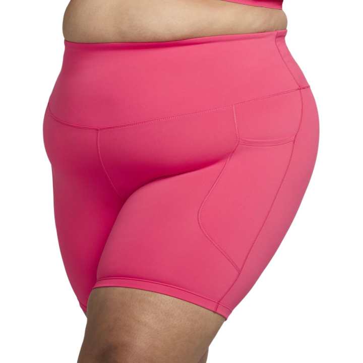 Nike Nike One Women's High-Waisted 8" Biker Shorts With Pockets Plus Size