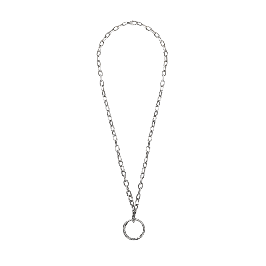 GUCCI GUCCI 925 Sterling Silver Necklaces Unisex Silver