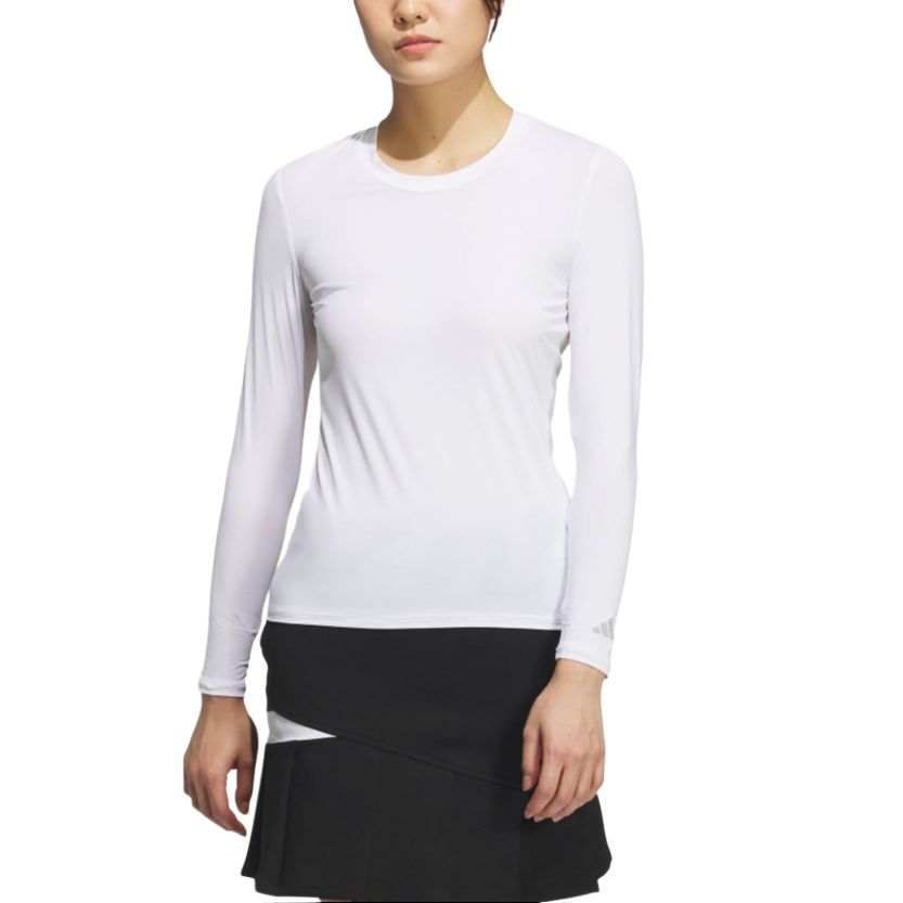 Adidas Adidas T Shirts Women's White Crew Neck Moderate