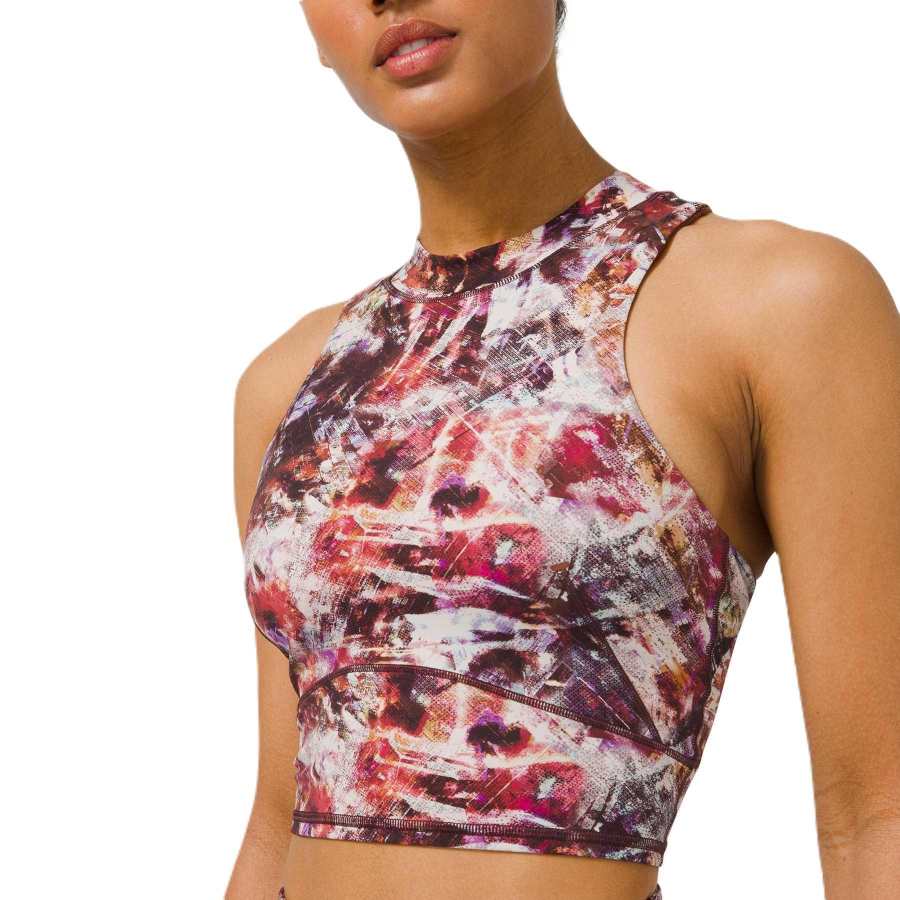 Lululemon Everlux And Mesh Sport Vests Women's Color Mixed Dark Terracotta