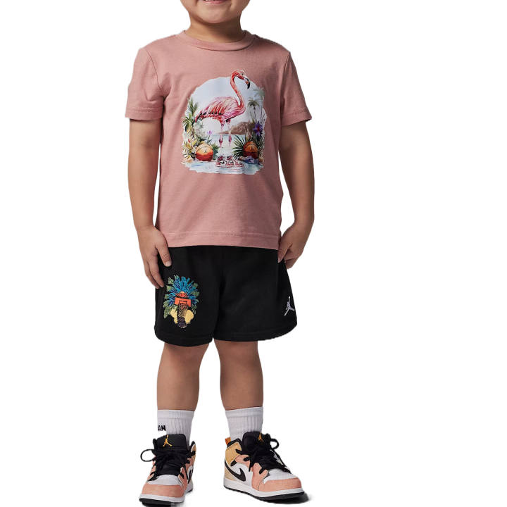 Jordan Jordan Casual Sportswear Jordan Flight Essentials 2 Piece Set Apricot Infant And Toddler