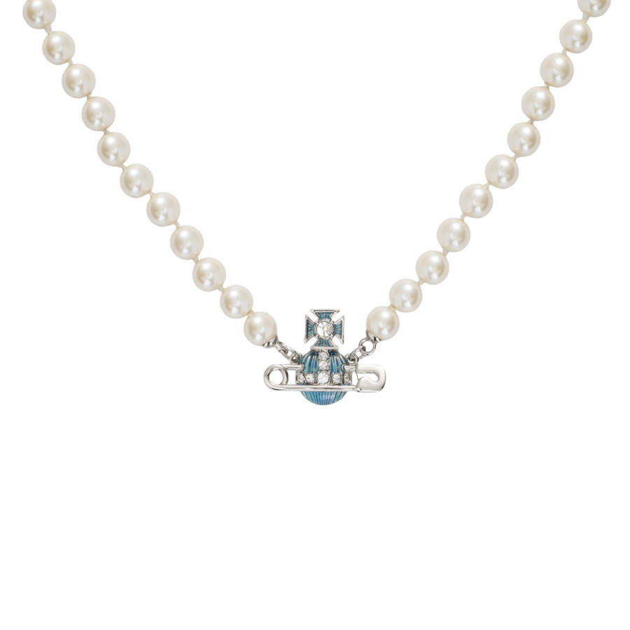 Vivienne Westwood Pre Owned Bas Relief Faux pearl Necklace