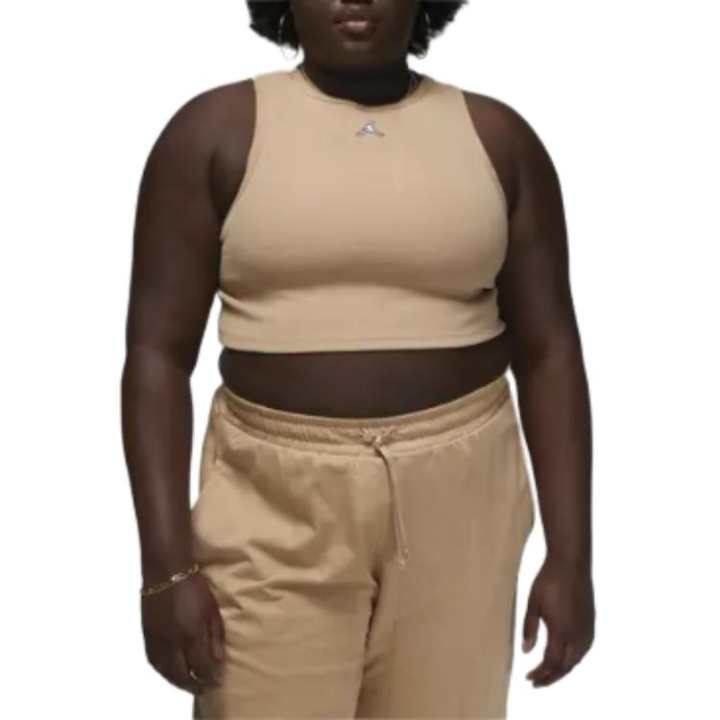 Jordan Jordan Apparel Tank Tops Women's Brown Crew Neck Other