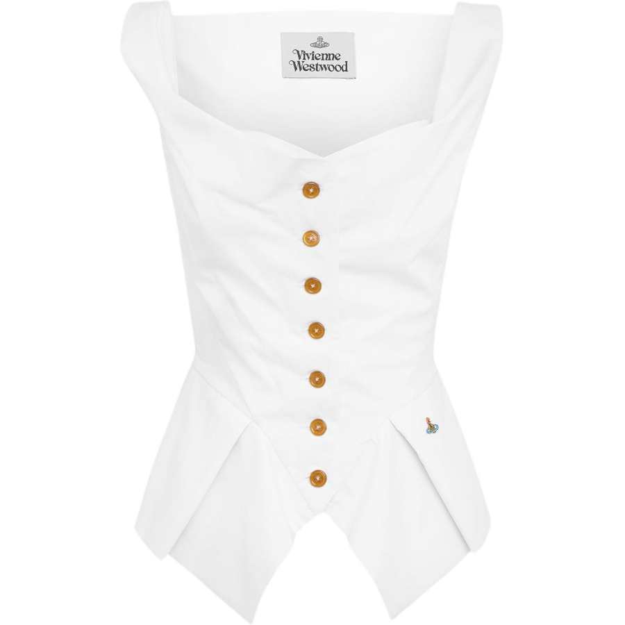 Vivienne Westwood button-down pleated top