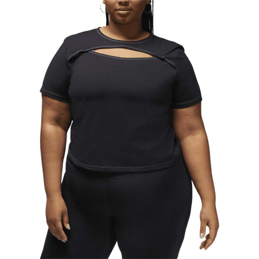 Jordan Jordan Apparel T Shirts Women's Black Crew Neck