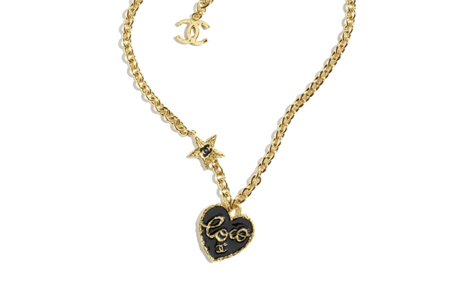 CHANEL 24P Metal Necklaces Women's Gold