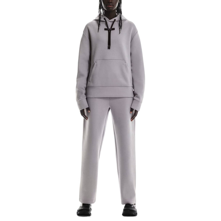 On Knitted Sweatpants Women's Gray Moderate Straight Fit Pants