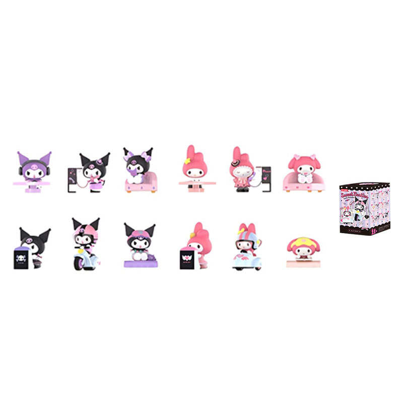 POP MART Sanrio/Kuromi Sweetheart Collection Mystery Boxes Single Mystery Box/Whole Box 12 Pcs