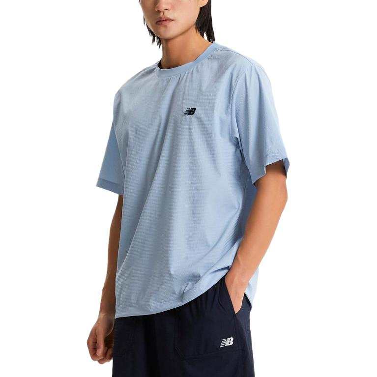 New Balance New Balance UNI SUMMERSEMI Over FIT T Shirt Unisex Light Blue
