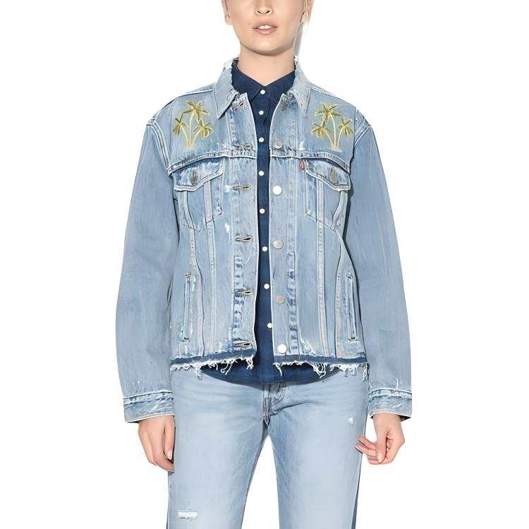 Levis Levis Denim Jacket Women's Light Blue