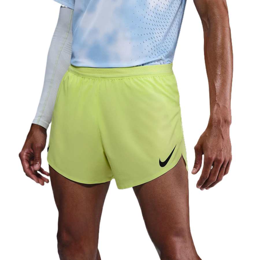 Nike Nike AEROSWIFTDri FIT ADV Sports Shorts Men's Light Lemon Yellow/Black Color