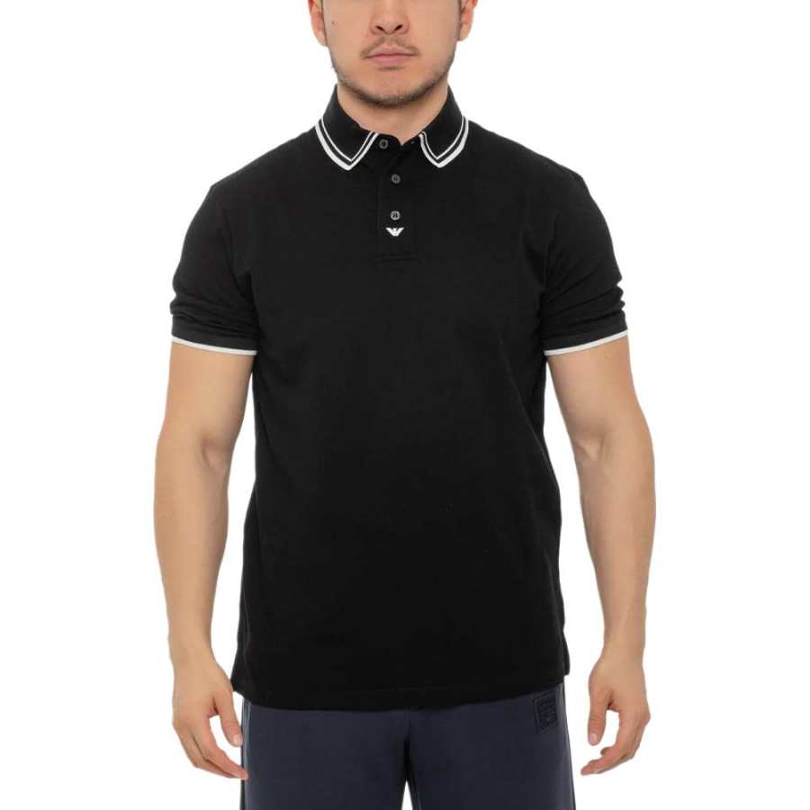 EMPORIO ARMANI Polo Shirt Men's Black