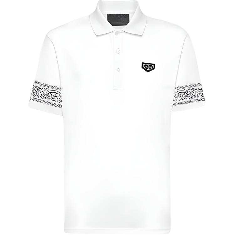 Philipp Plein Paisley Gothic Plein polo shirt