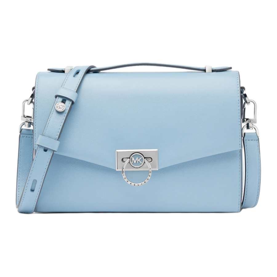 MICHAEL KORS Luggage Collection Cow Leather Small Square Bag, Shoulder Bag, Crossbody Bag, Handbag Medium