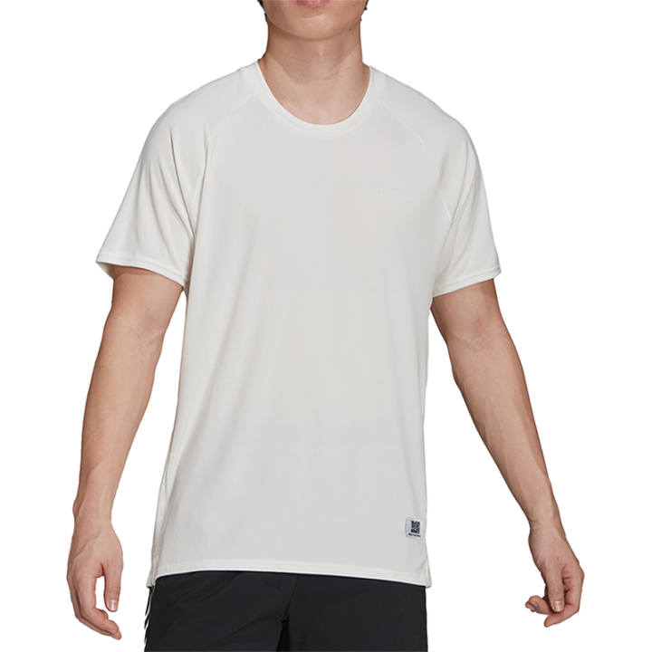Adidas Adidas T Shirts Men's White Crew Neck Moderate