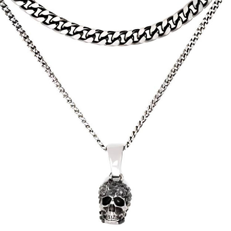 Alexander McQueen Alexander McQueen Necklaces Men's Silver