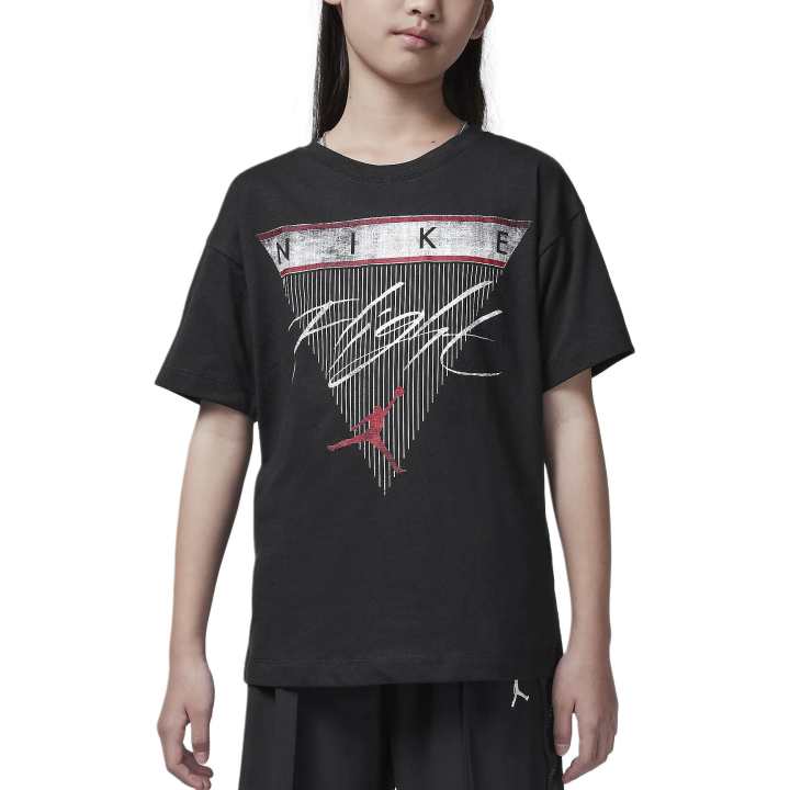 Jordan Jordan FLIGHT JUMPMAN T Shirt Black Teenagers