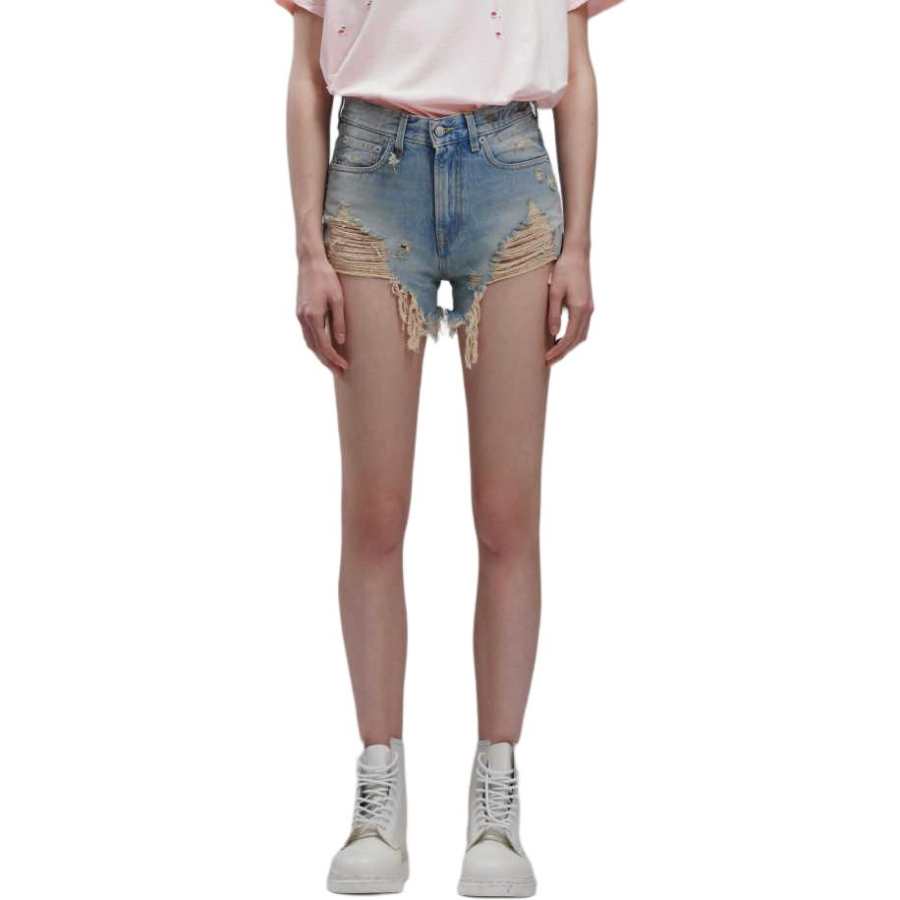 R13 SS23 Denim Shorts Women's Blue