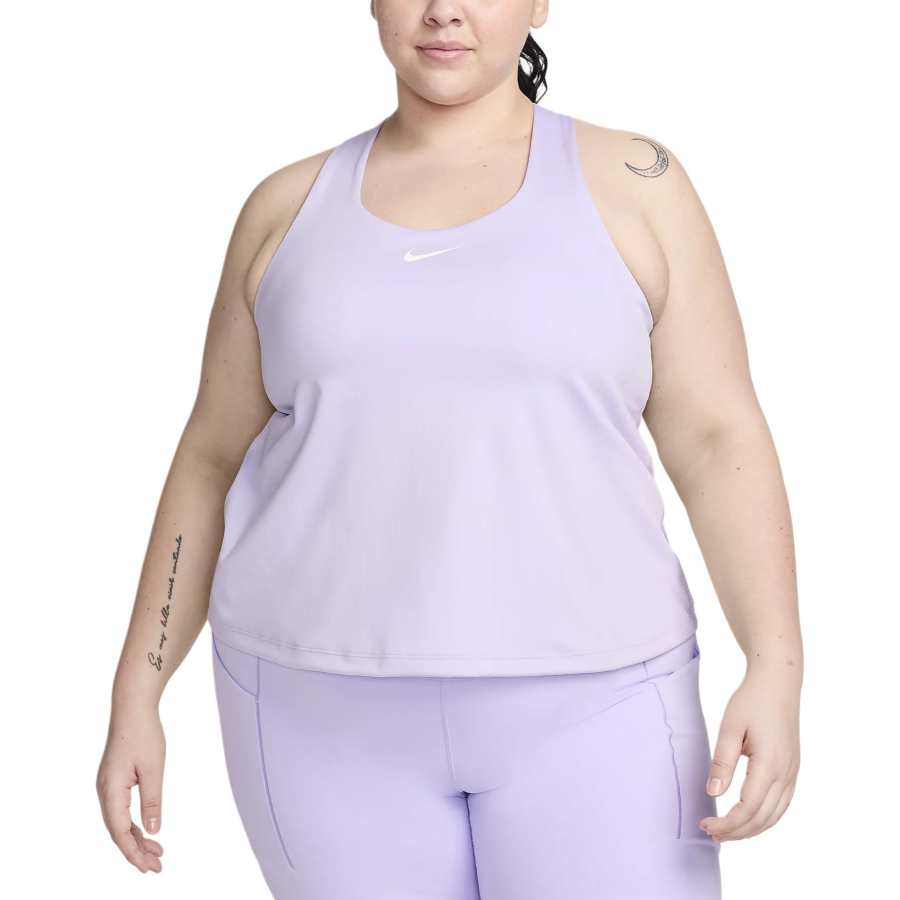 Nike Nike Medium Support Padded Sports Bra Tank Sport Vests Women's Lilac Flower