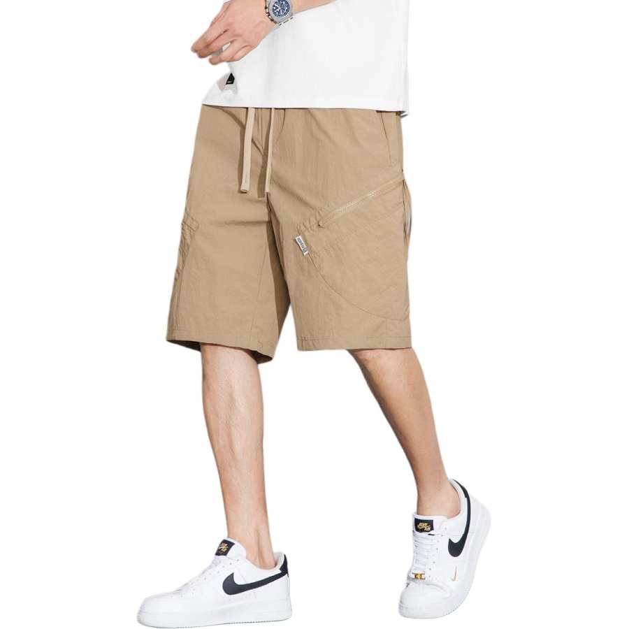 Tonlion Casual Shorts Men's Army Green