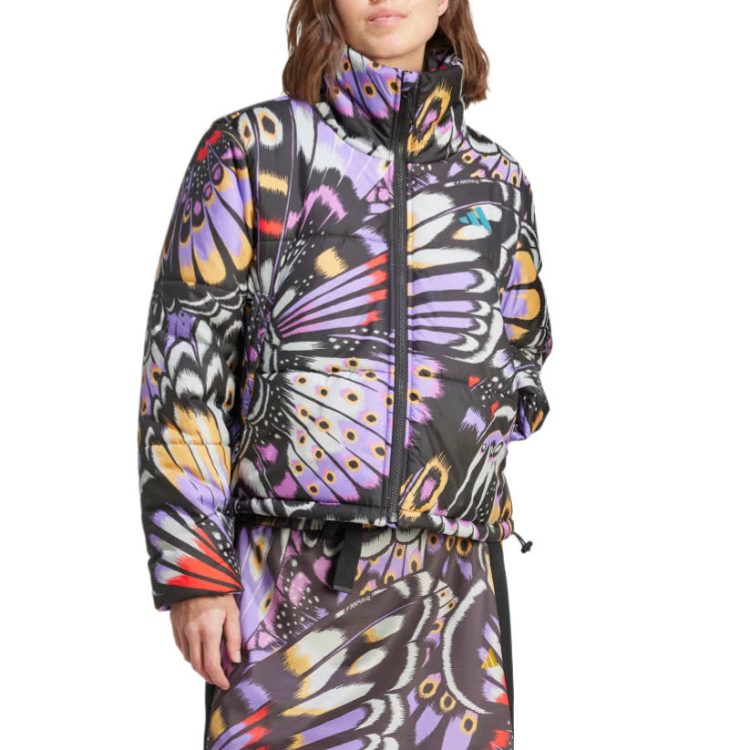 Adidas Adidas x Farm Rio butterfly-print zip jacket