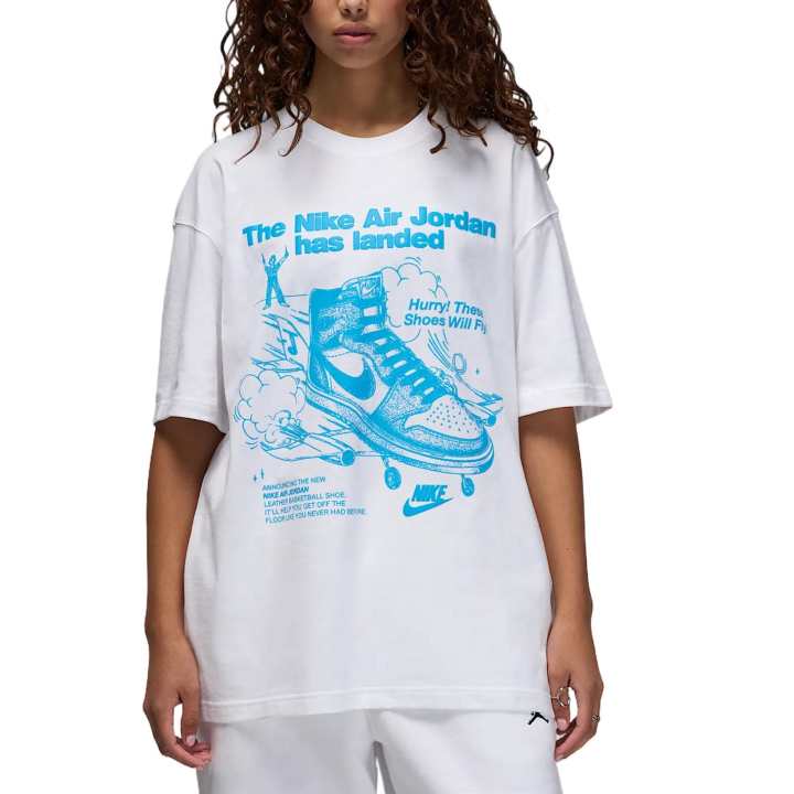 Jordan Air Jordan Oversized Graphic T Shirt 'White'