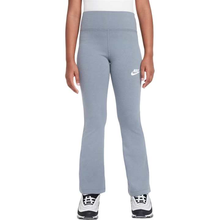 Nike Nike Full Length Pants High Waisted Flared Smoke Gray Kids'
