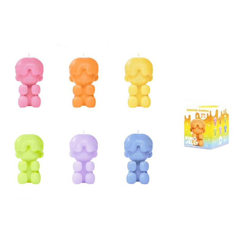 POP MART Pino Jelly Candy Boy Collection Mystery Boxes Single Mystery Box/Full Box 6 Pcs