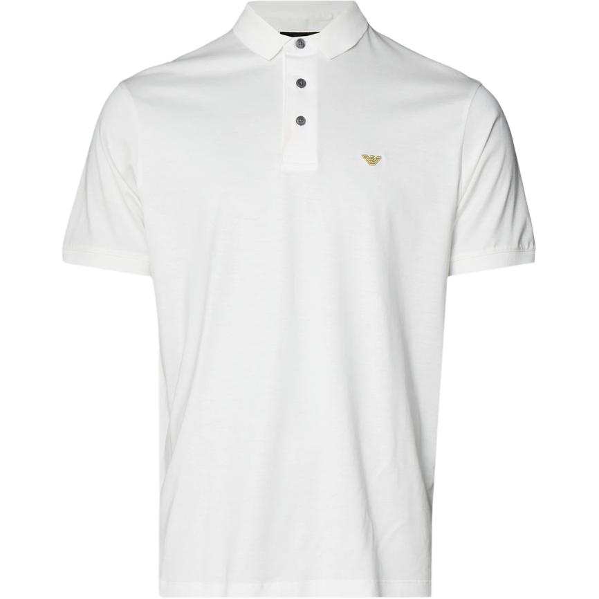 EMPORIO ARMANI Asv Lyocell Blend Jersey Polo Shirt With Embroidery
