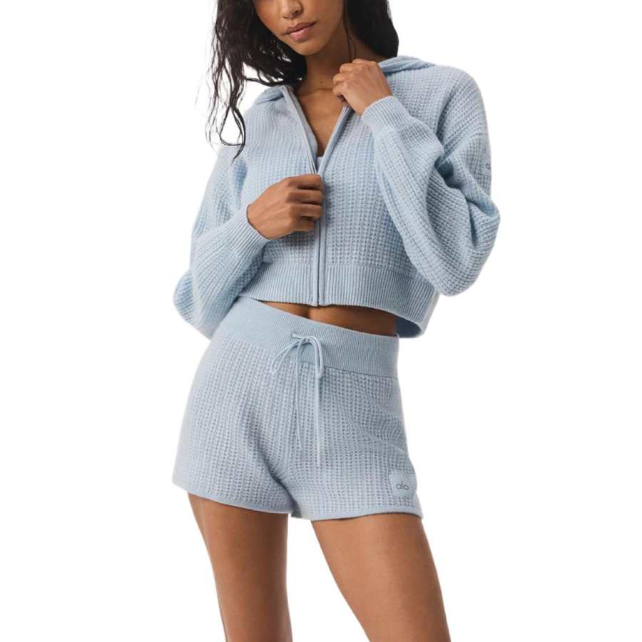 Alo Yoga Cashmere Plush Waffle Jacket Women's