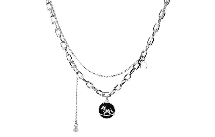 FREE RABBITⅡ FREE RABBITⅡ Necklaces Unisex Silver